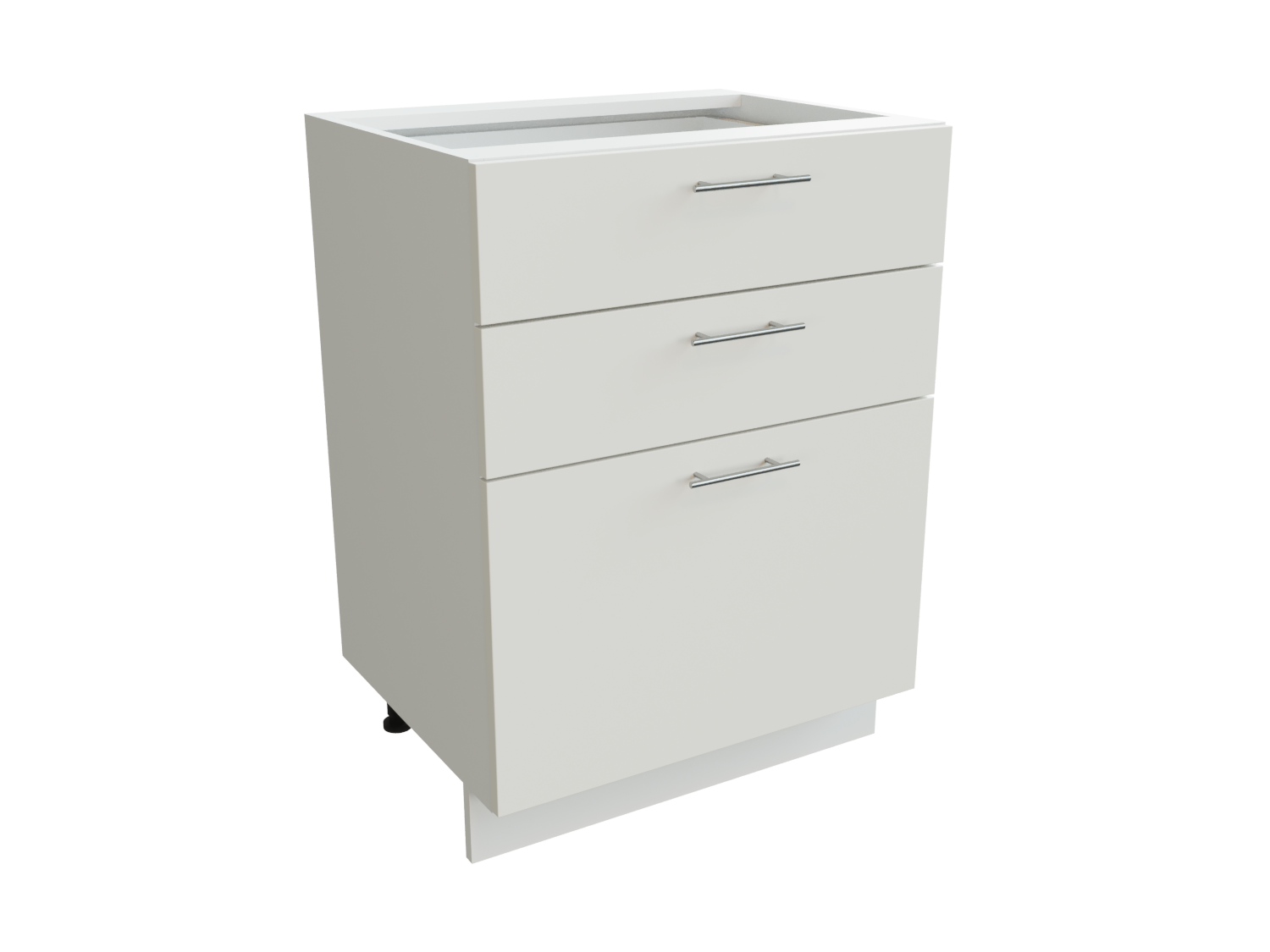 Изображение товара Напольный шкаф Валерия 60x81.6x47.8 см с 3 ящиками из МДФ и ЛДСП