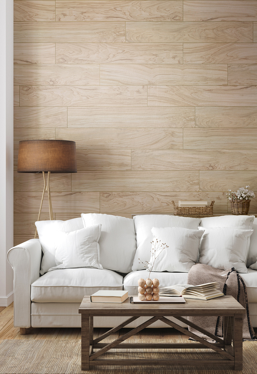 Изображение товара Керамогранит Idalgo home Граните натура ID9096n121SRufa 19.5x120см цвет мадейра