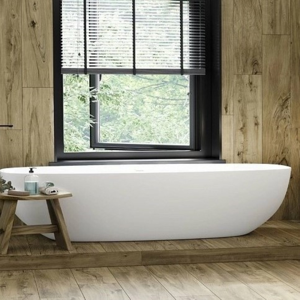 Изображение товара Керамогранит Kerranova Khvoya K-2321/SR/200x1200x10ufa 20x120см цвет медовый