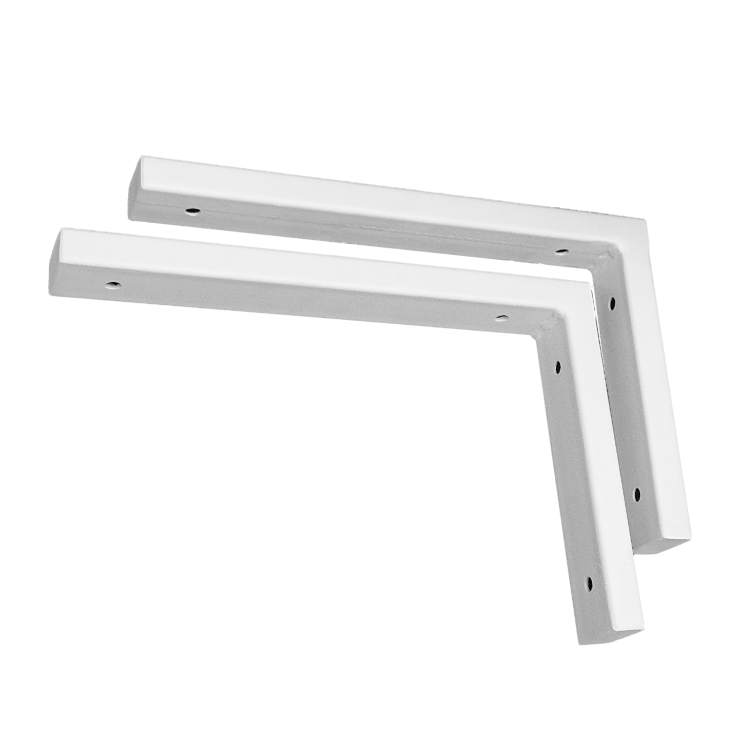 Изображение товара Кронштейны Ironweld 30 см для столешниц и полок усиленные цвет белый