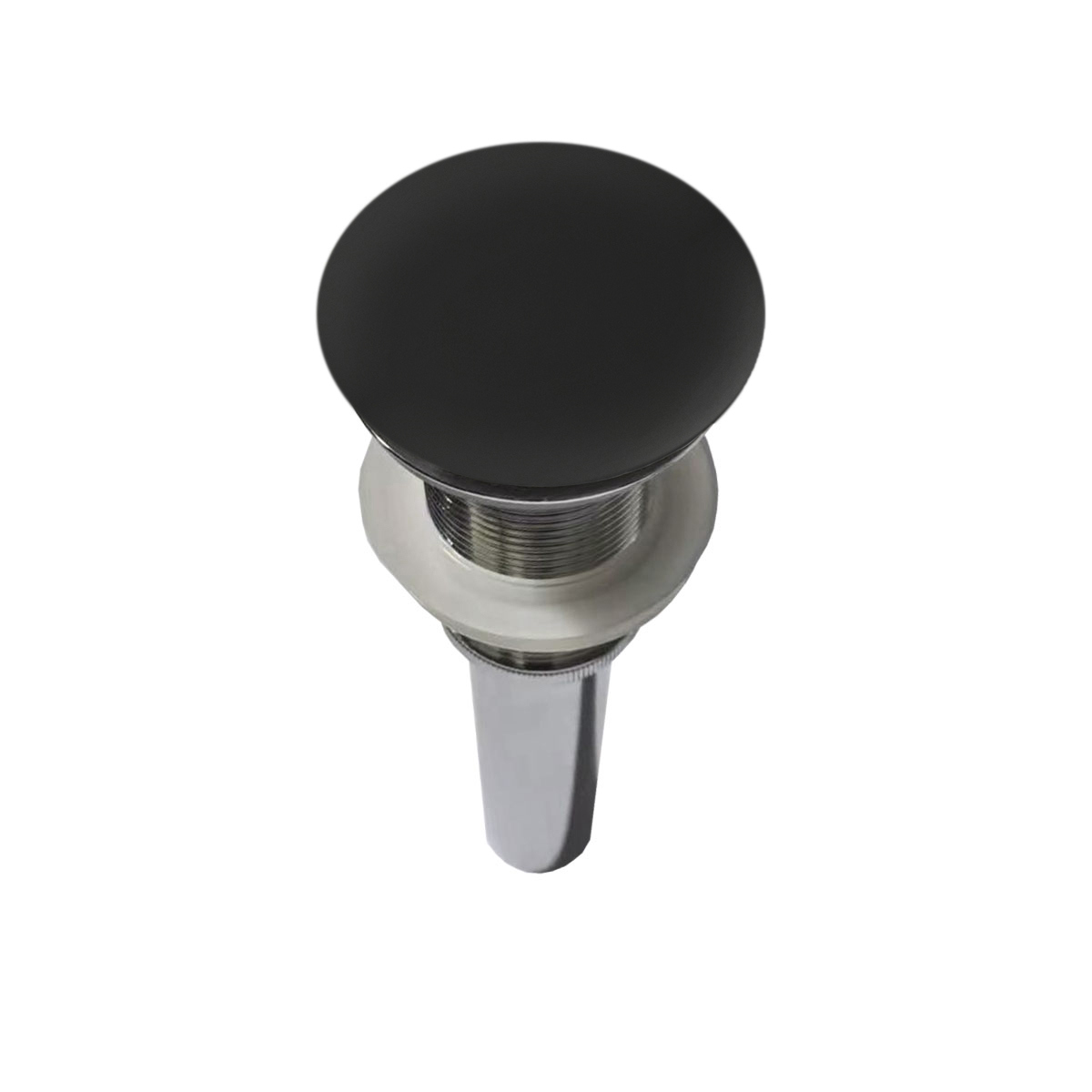 Изображение товара Донный клапан для раковины Vincea DBS-616MB 10 см ø45 клик-клак цвет черный матовый