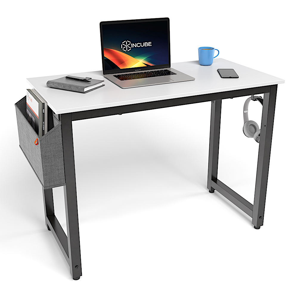 Изображение товара Офисный стол Incube 4579001706 100x75x50 см ДСП цвет белый