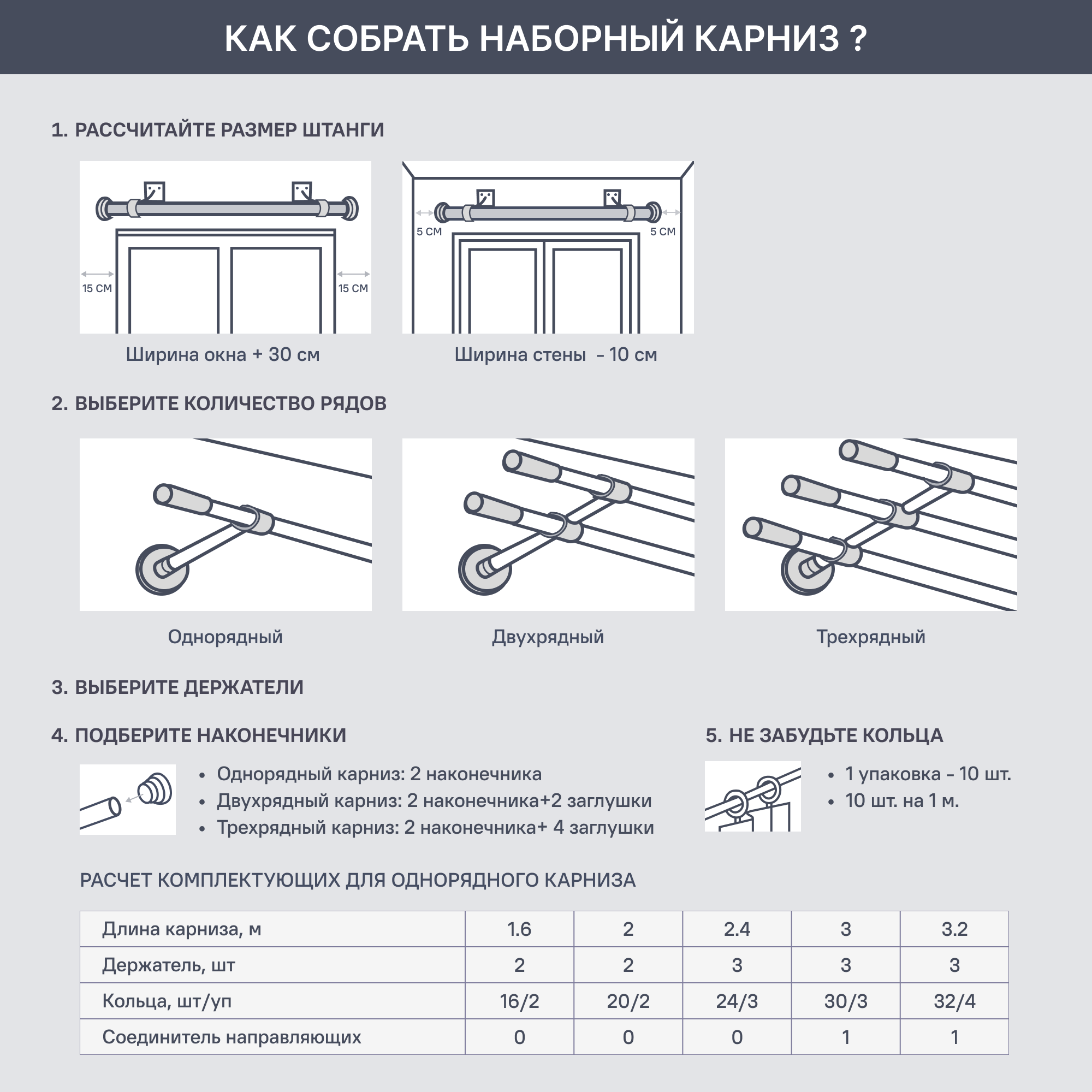 Профиль Inspire Квадро 160 см алюминий цвет черный - 3