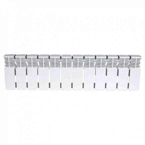 Изображение товара Радиатор секционный Rommer Plus BM 200 12 секций боковое подключение белый