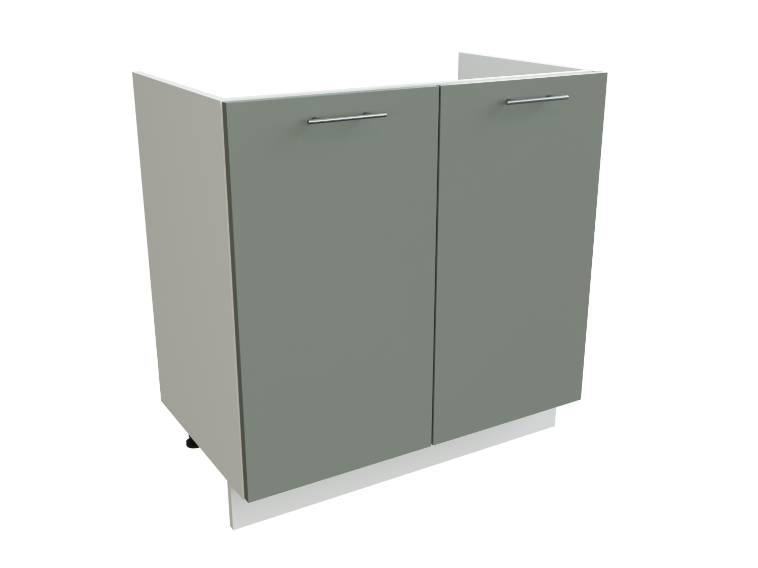 Изображение товара Напольный шкаф Сурская Мебель Валерия 80x81.60x47.40 см МДФ цвет белый/лагуна Изображение товара Напольный шкаф Сурская Мебель Валерия 80x81.60x47.40 см МДФ цвет белый/лагуна