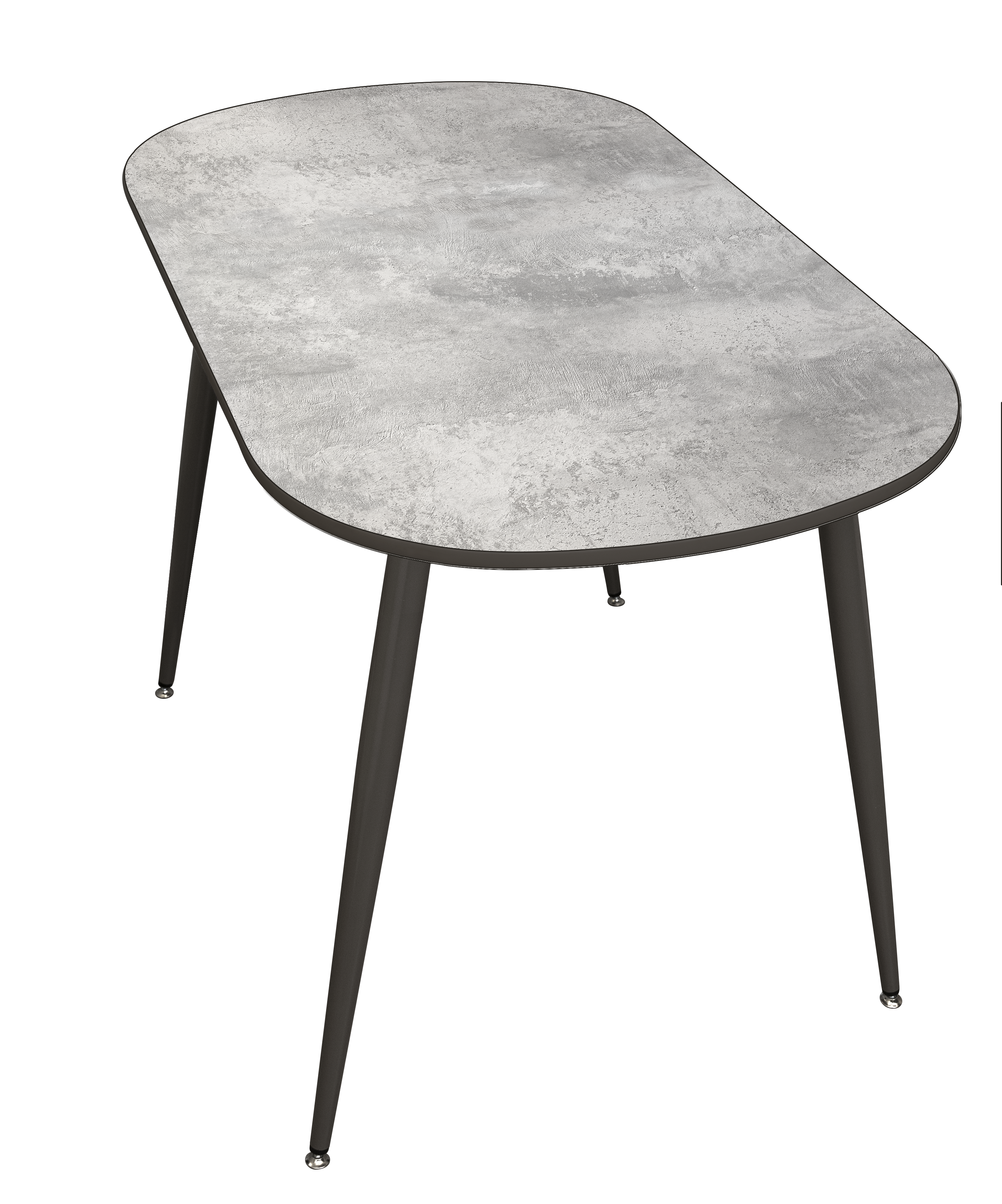 Изображение товара Стол кухонный овальный LAKSI РАУТ, 115x65 см, серый