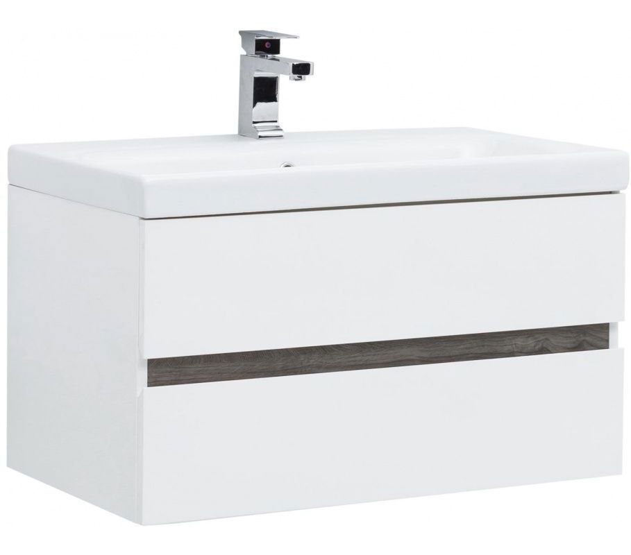 Изображение товара Тумба под раковину Aquanet Беркли 79.2 см подвесная