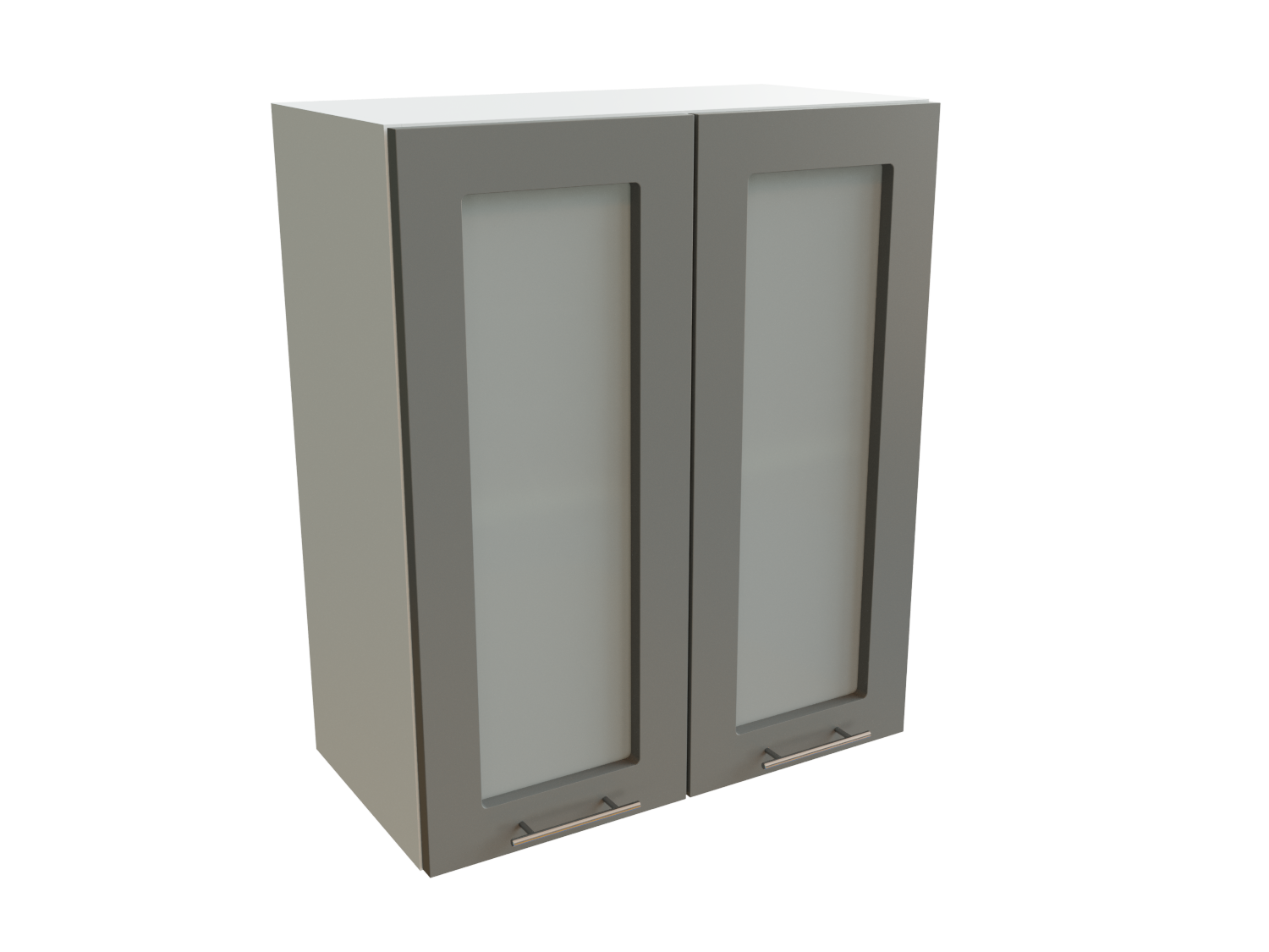 Изображение товара Навесной шкаф с 2 остекленными дверцами Сурская Мебель Валерия 60x71.6 см