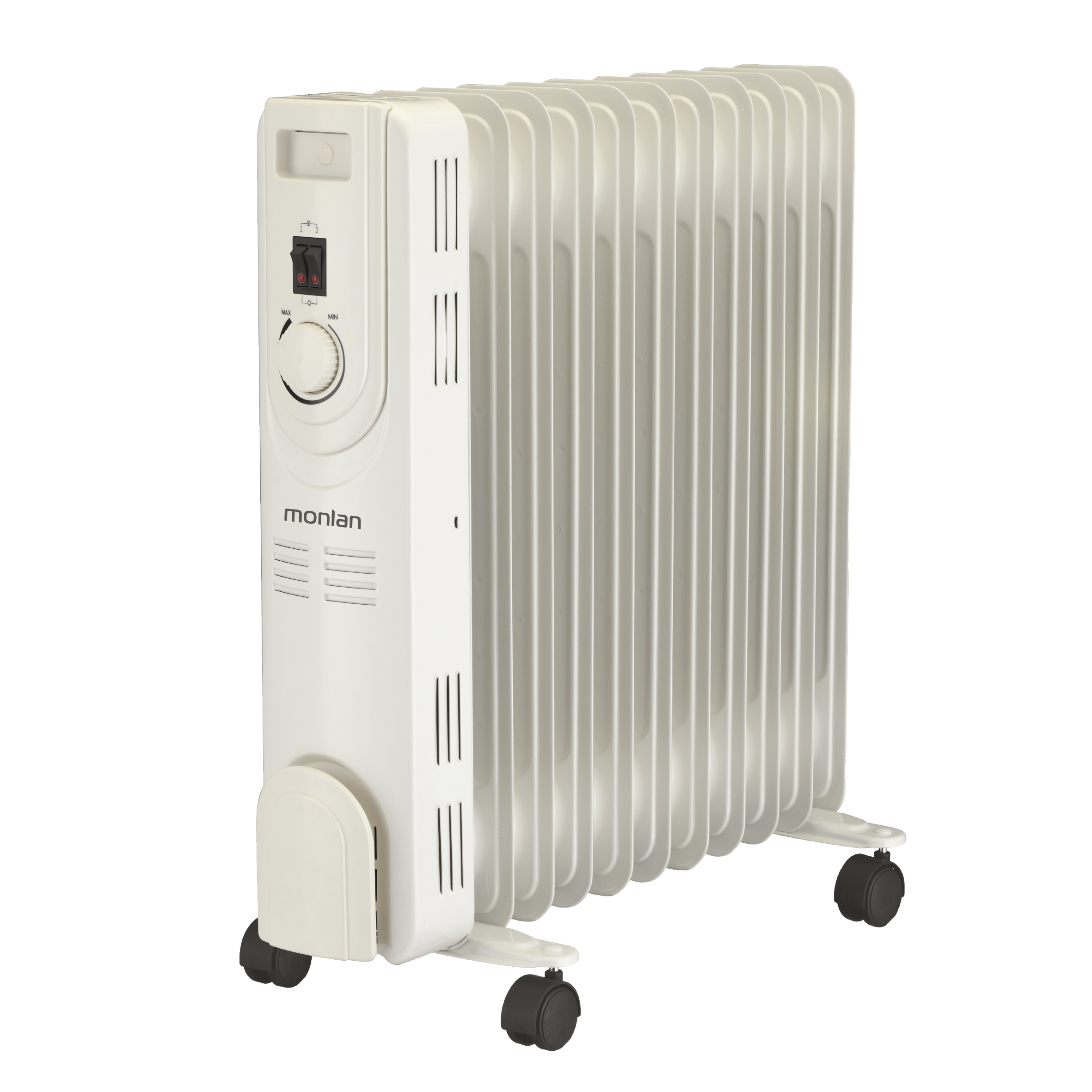 Изображение товара Масляный обогреватель Monlan MR-25 2500 Вт для помещений до 25 м² белый