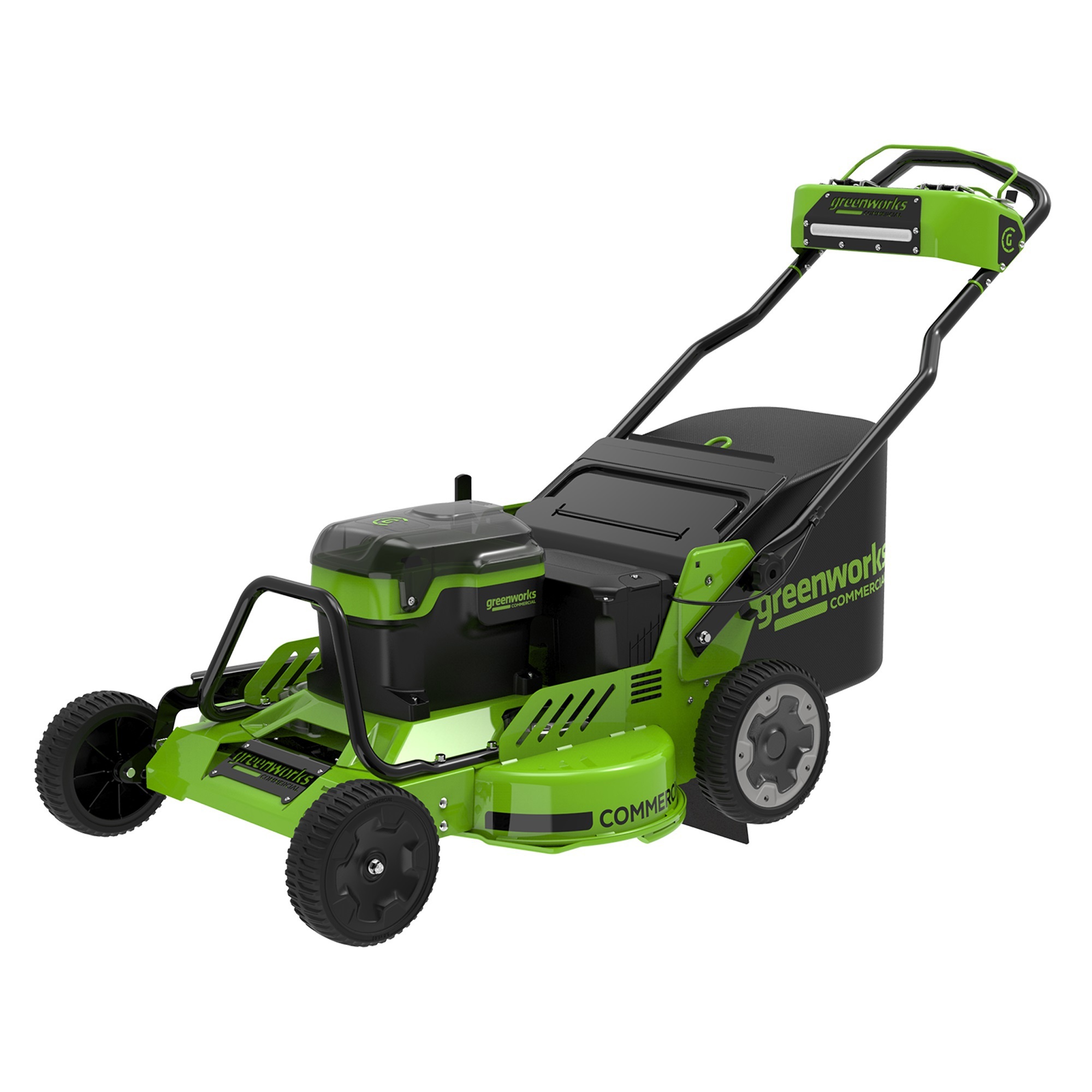 Изображение товара Газонокосилка аккумуляторная Greenworks 82LM30S 82V самоходная бесщёточная 76 см