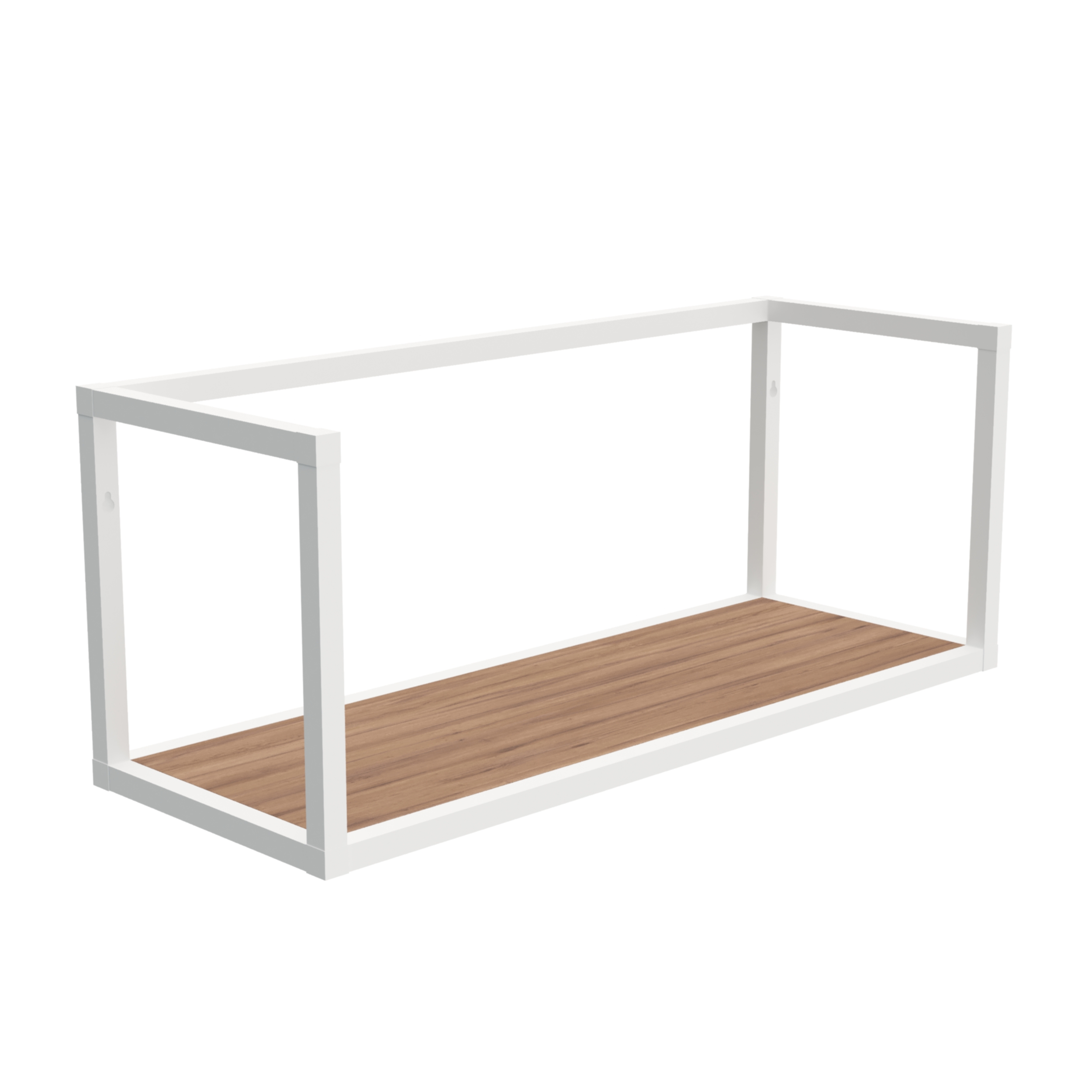 Изображение товара Полка декоративная Найди Алюминий Белый муар 70x25.6 см