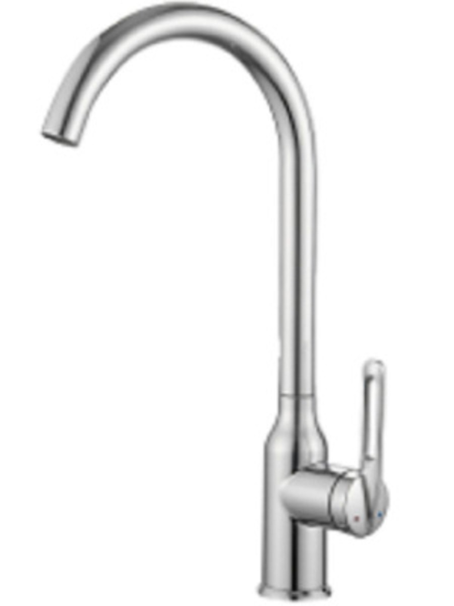 Изображение товара Смеситель кухонный OUTE поворотный излив 29 см серебристый