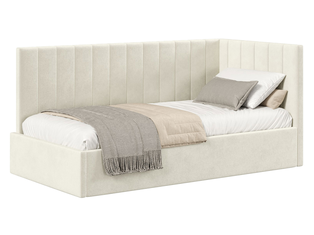 Изображение товара Кровать с подъемным механизмом Тахта Правила мебели Бери 102x85x212 см светло-бежевый