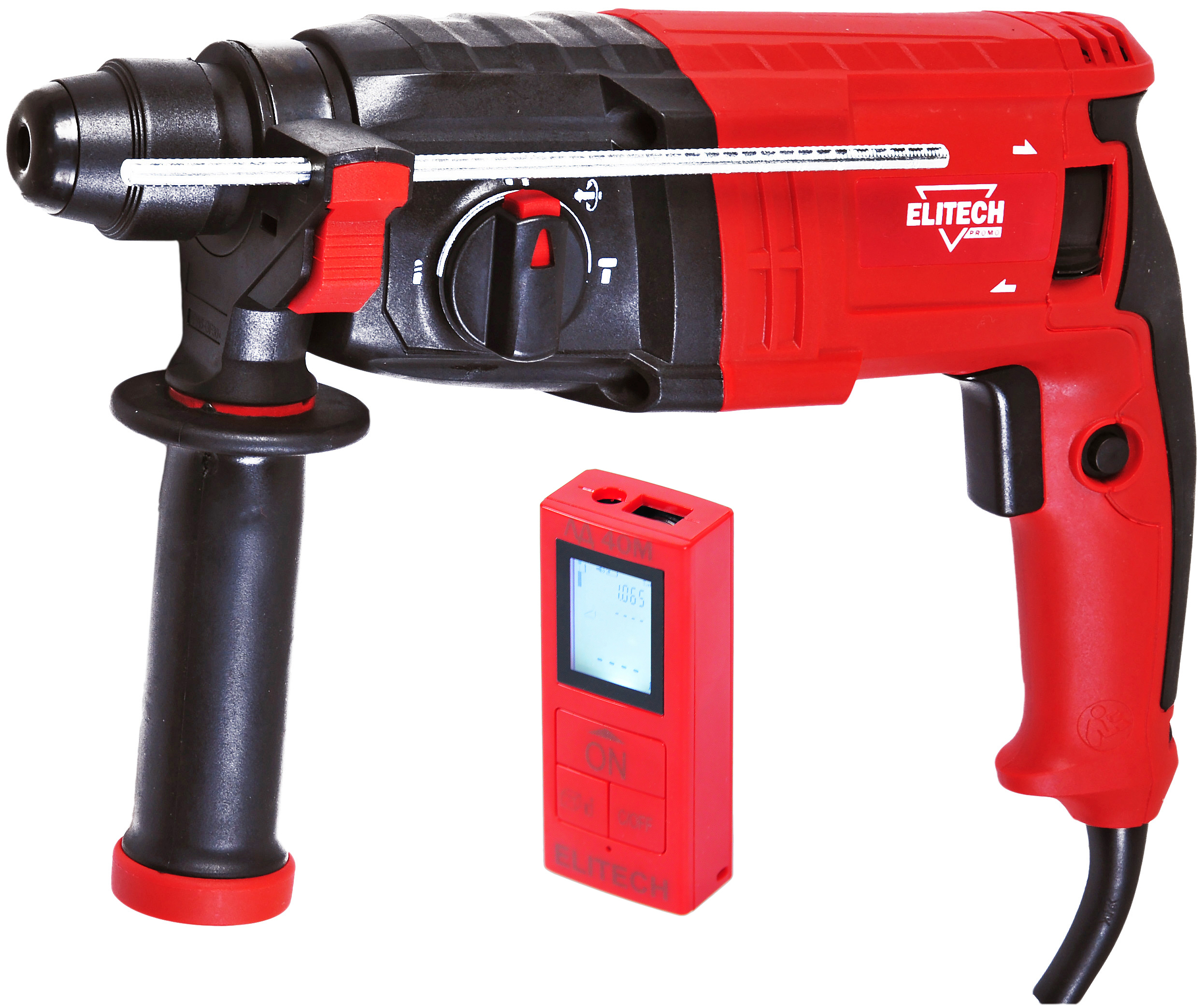 Изображение товара Перфоратор сетевой SDS-plus Elitech П0724РЭМ, 750 Вт, 2.3 Дж