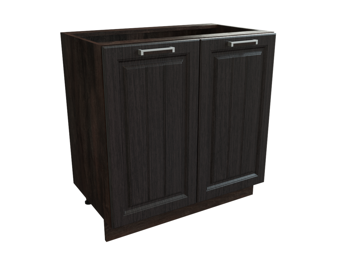 Изображение товара Напольный шкаф с 2 дверцами Прага Сурская мебель 80x81.6x47.8 см венге кальяри