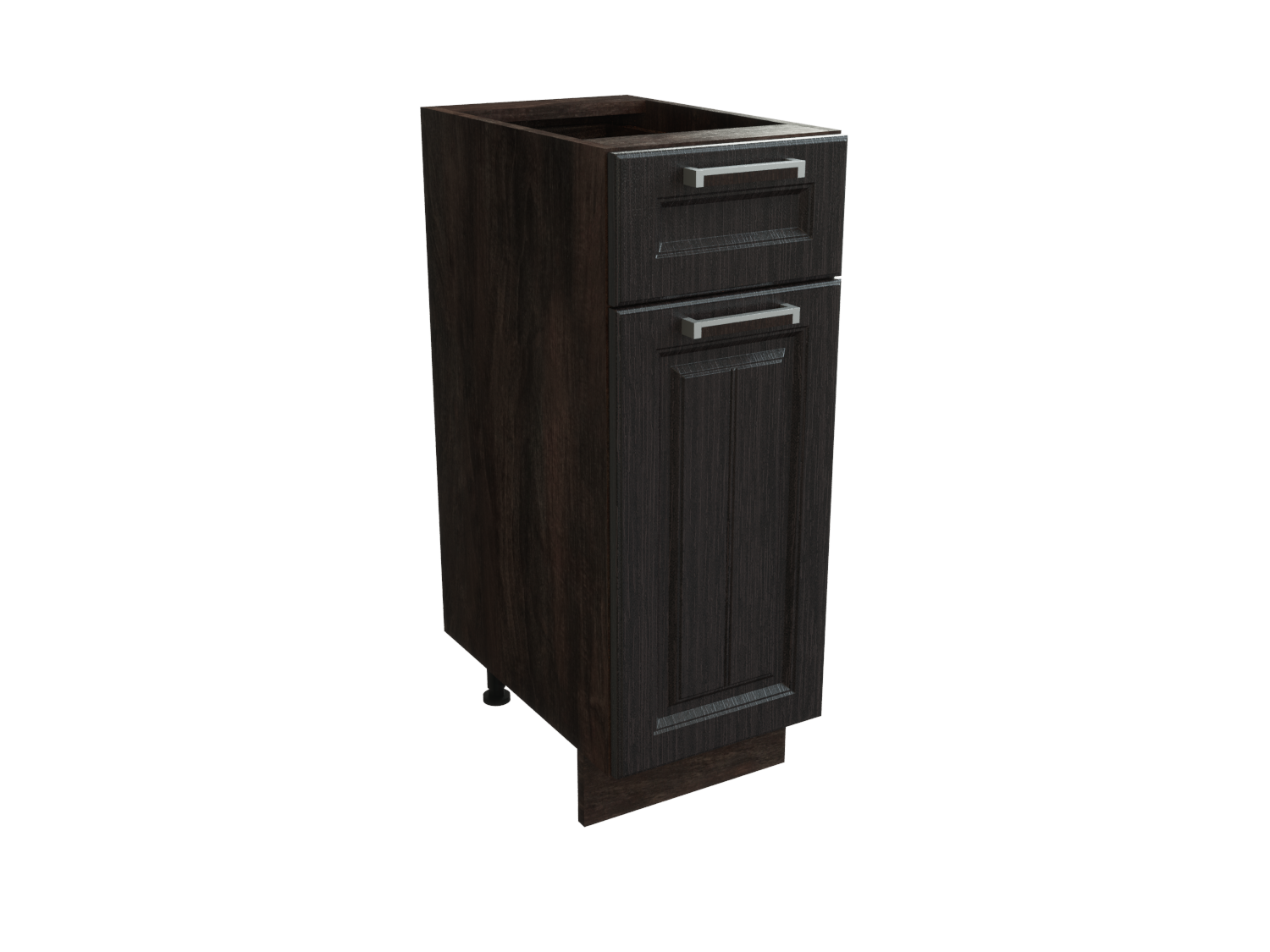 Изображение товара Напольный шкаф Прага 30x81.6x47.8 см с ящиком и дверцей серый дуб Ванге