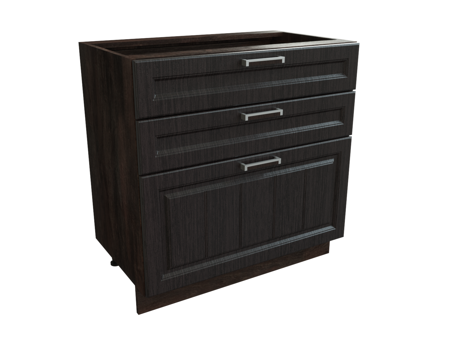 Изображение товара Напольный шкаф Сурская мебель Прага 80x81.6x47.8 см в цветах кальяри и венге