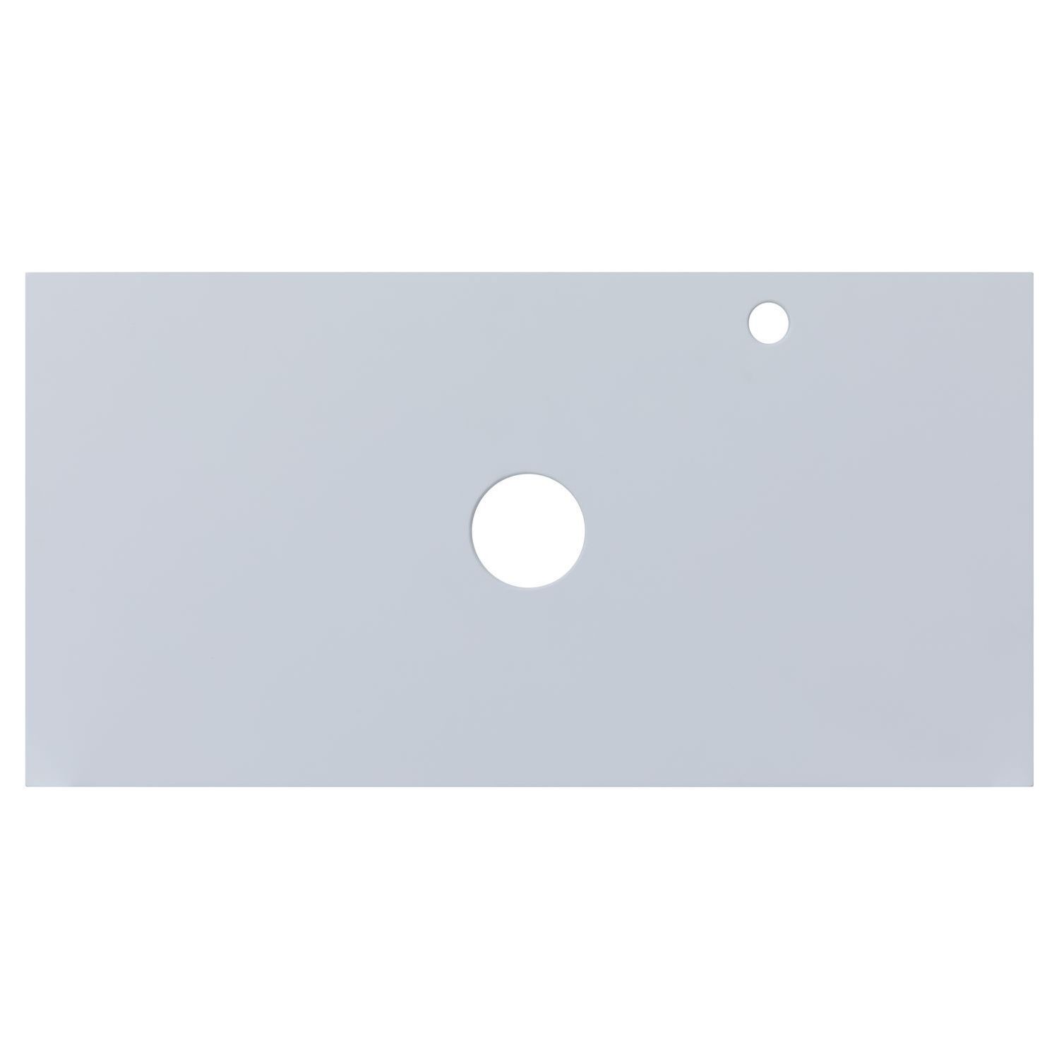 Изображение товара Столешница в ванную Aquanet 00313261 88.4x45.2см белый МДФ