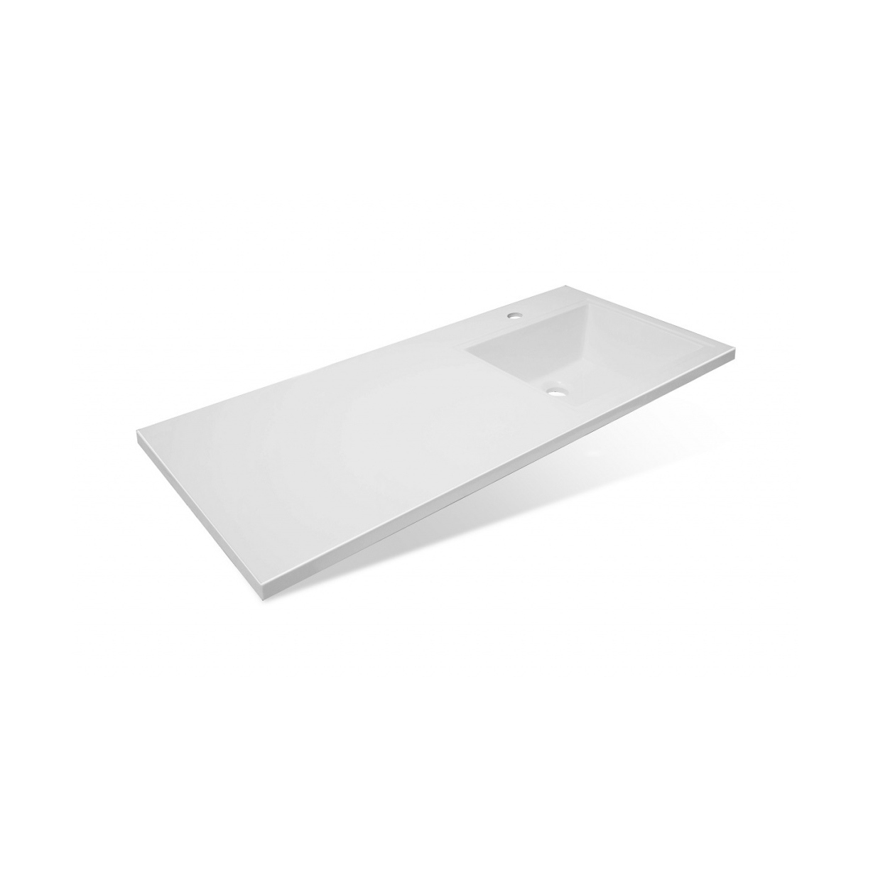 Изображение товара Раковина-столешница Эстет Даллас 110 R 110.2см цвет белый