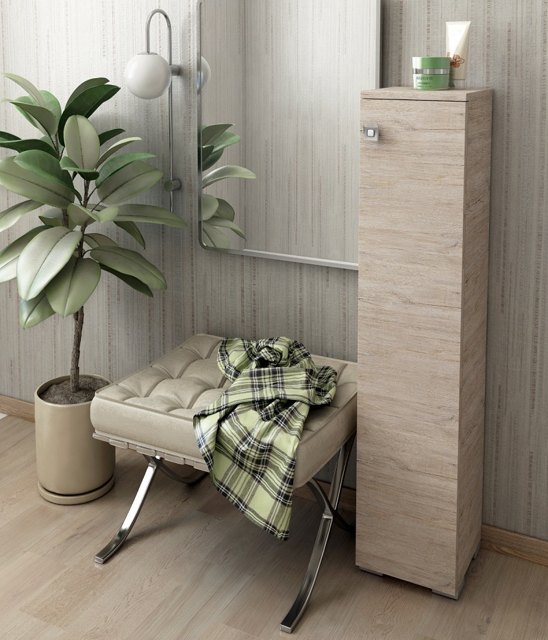 Изображение товара Шкаф для ванной SANTREK Виола 20x95x19 см пикар