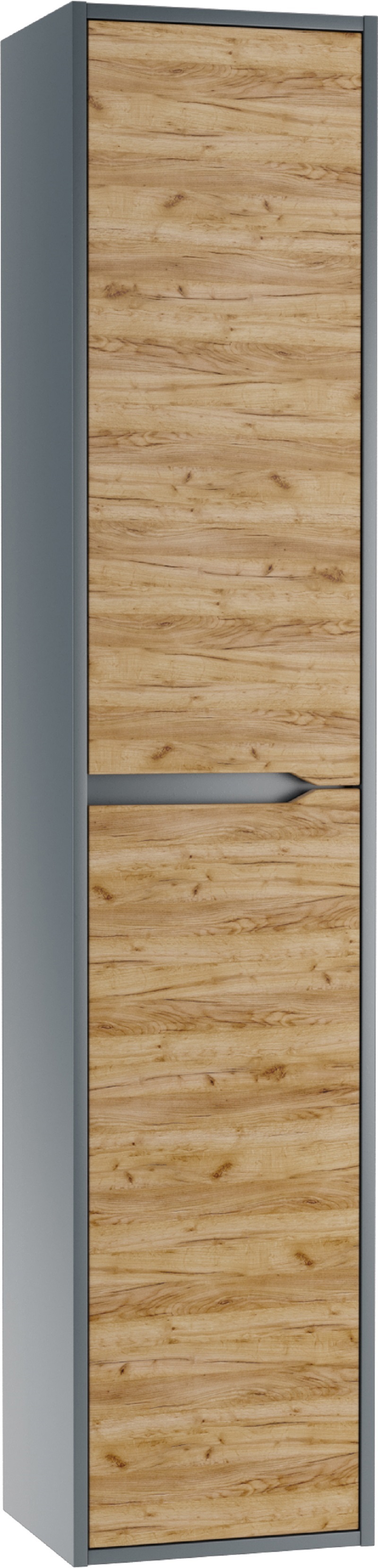 Изображение товара Шкаф-пенал для ванной комнаты Домино Karat DK3201P 35x170Сантиметр30 см антрацит, дуб вотан