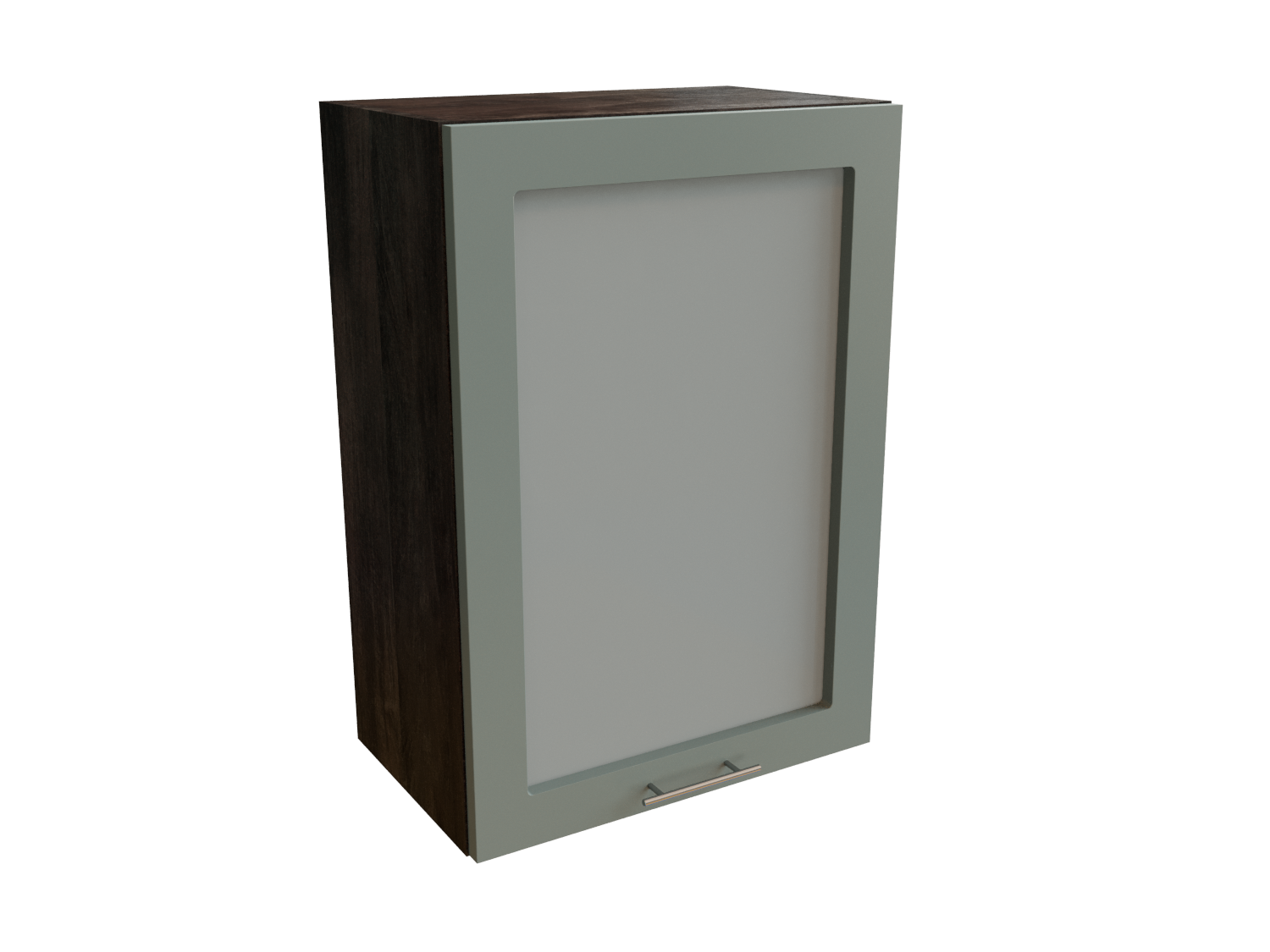 Изображение товара Навесной шкаф Валерия Сурская Мебель 50x71.6x31.8 см серо-зеленый дуб кальяри