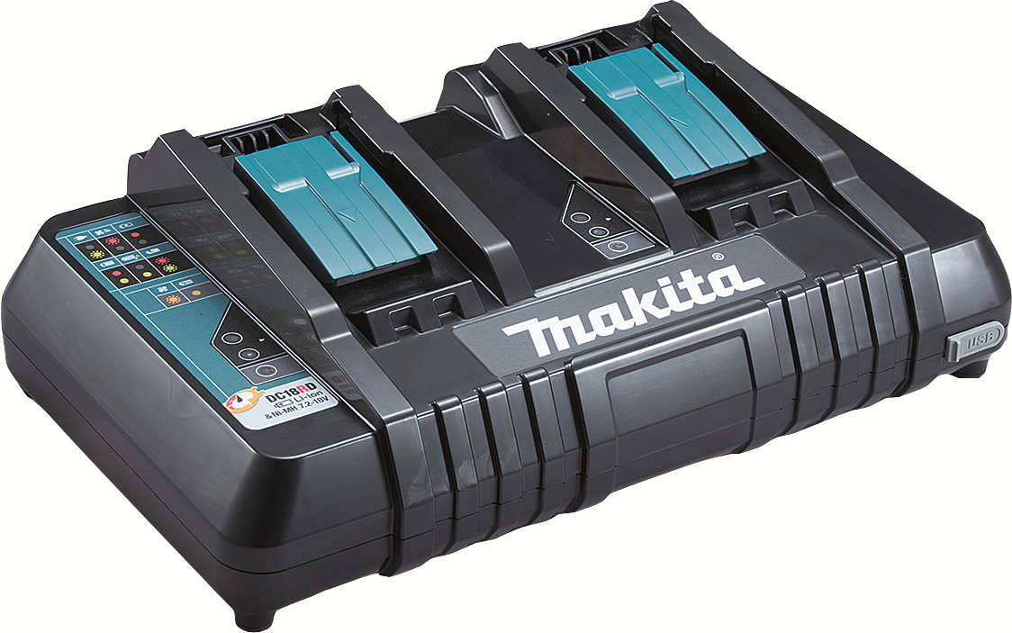 Изображение товара Зарядное устройство Makita DC18RD 196941-7 Изображение товара Зарядное устройство Makita DC18RD 196941-7