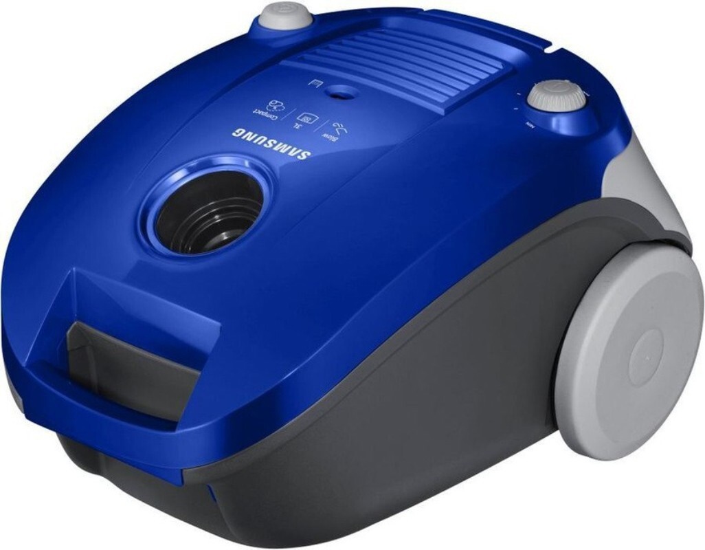Изображение товара Samsung VCC4140V3A/XEV — пылесос с мешковым пылесборником, 1600 Вт, 3 л, синій