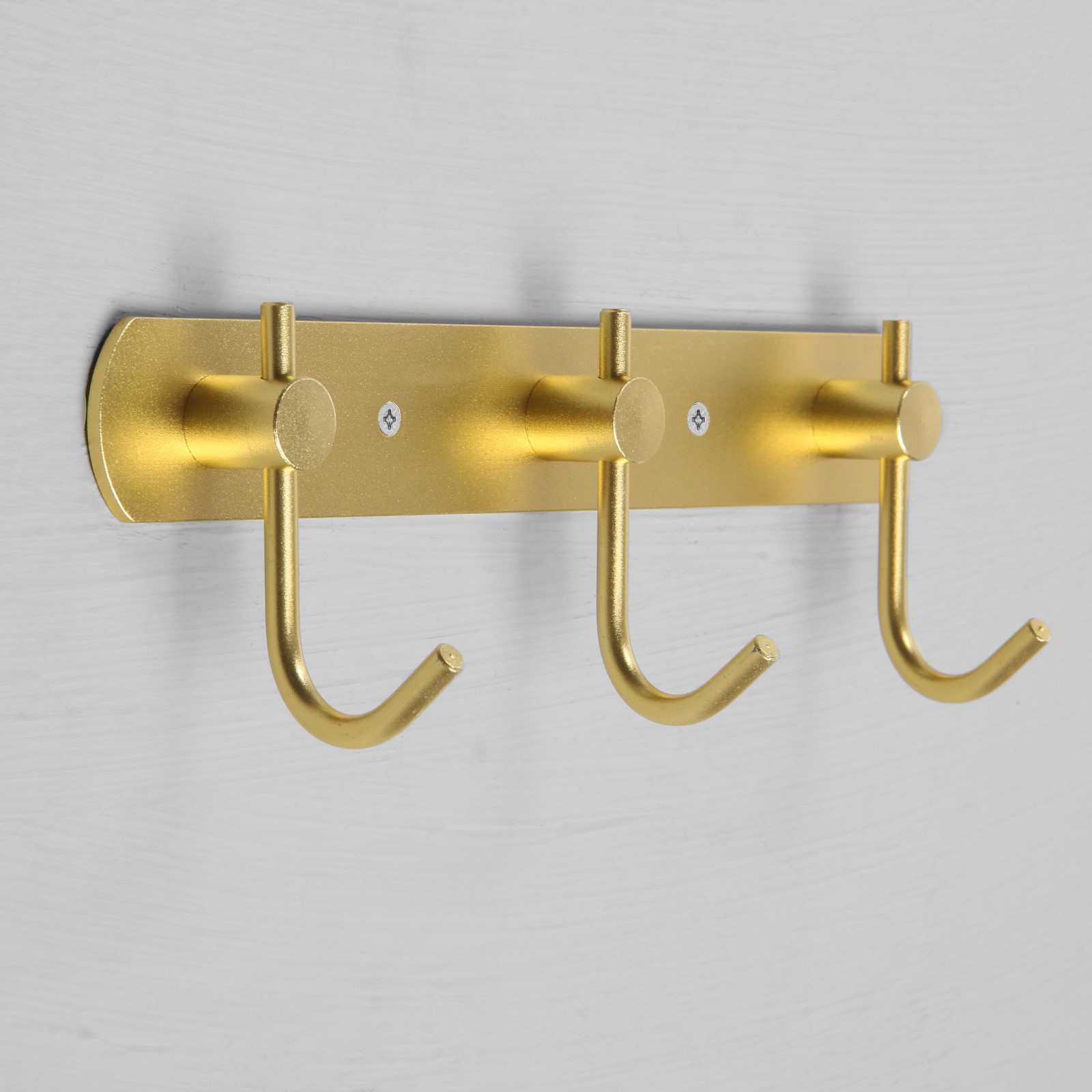 Изображение товара Вешалка Cappio 3x5x21 см золотистая для стены и двери