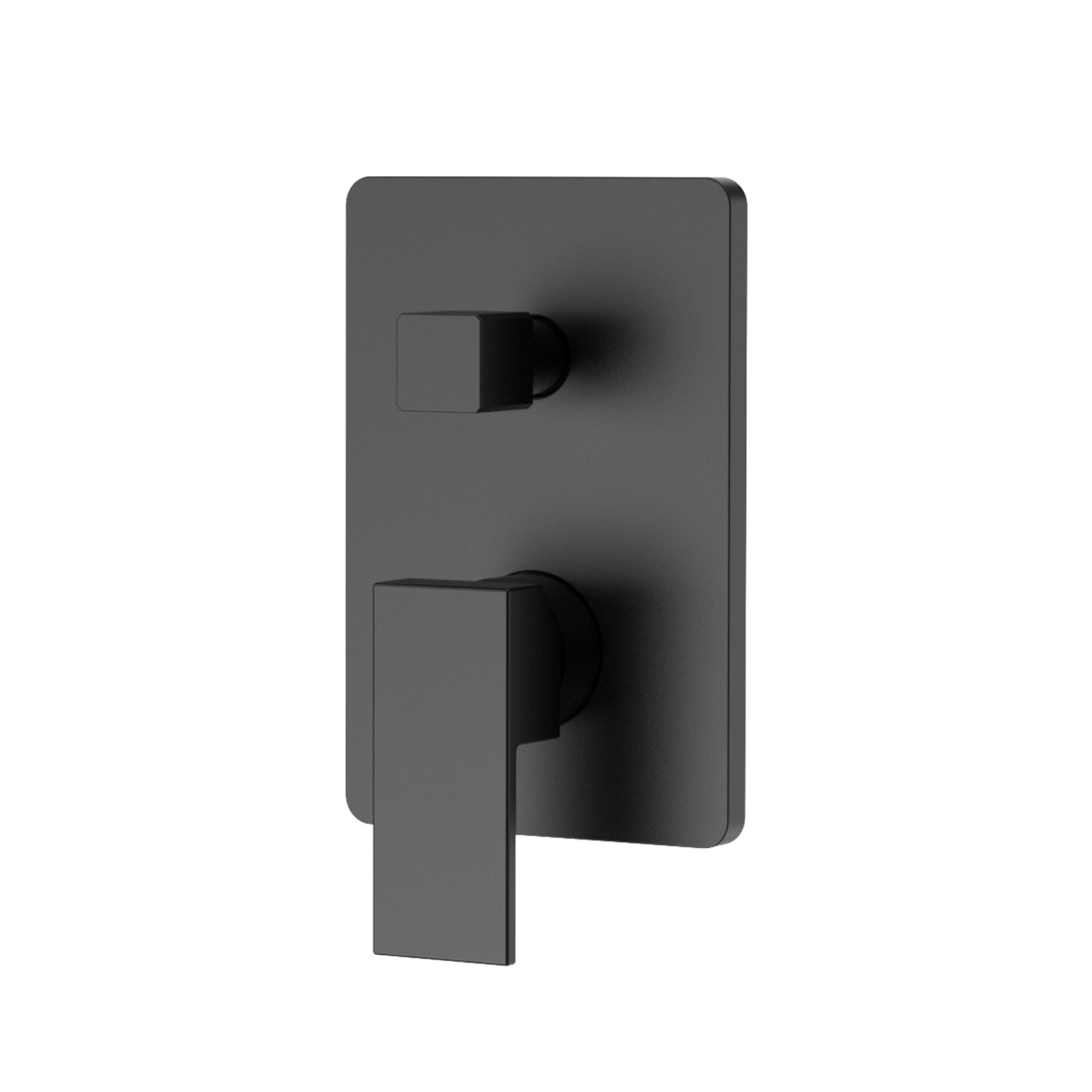 Изображение товара Встраиваемый однорычажный смеситель для душа Iddis Folk FOLBL00i67 черный матовый