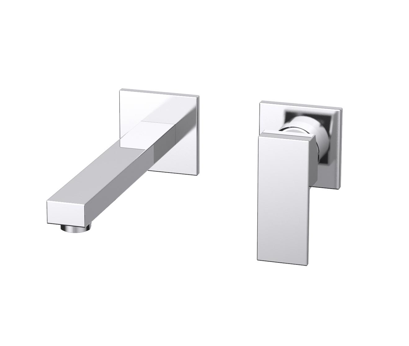 Изображение товара Иммерсивный встроенный однорычажный смеситель для раковины IDDIS Folk FOLSB00i01 хром