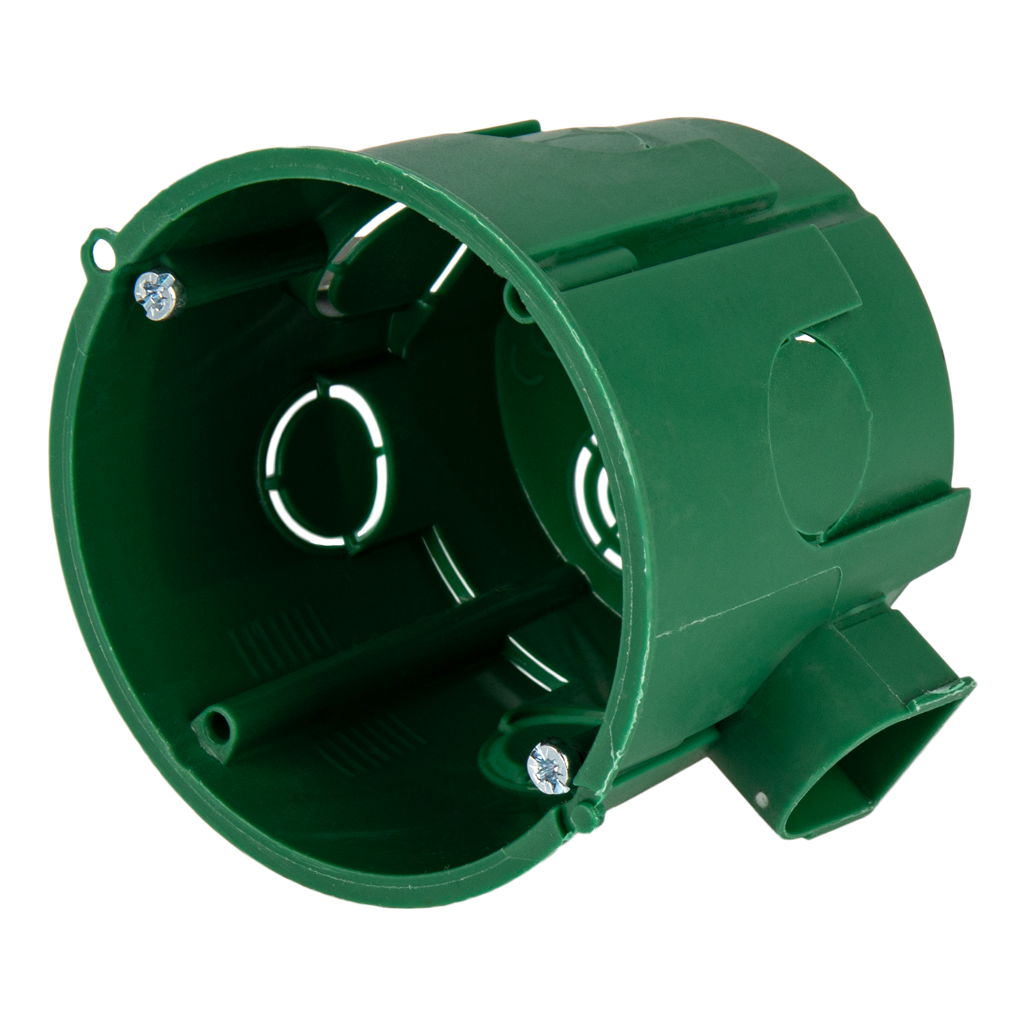 Изображение товара Подрозетник Systeme Electric под бетон и кирпич 68x60 мм с лапками IP30 цвет зеленый IMT351011