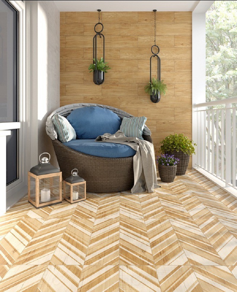 Изображение товара Керамогранит Grasaro HOME WOOD G-81/MR 200x600 медовый матовый