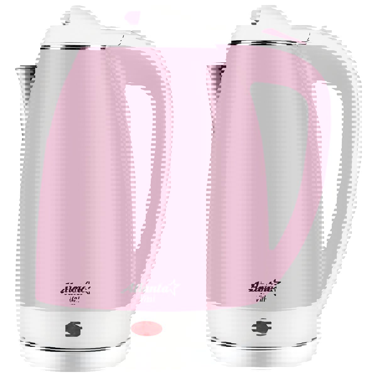 Изображение товара Электрический чайник ATLANTA ATH-2437 розовый 1.8 л высокая теплоизоляция