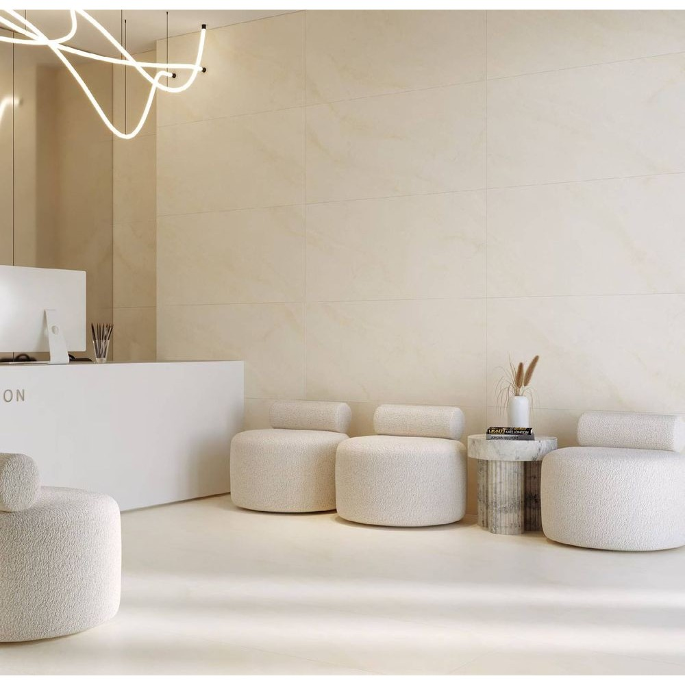 Изображение товара Керамогранит Kerranova Bereg K-2401/MR/600x600x9tmn 60x60см цвет кремовый