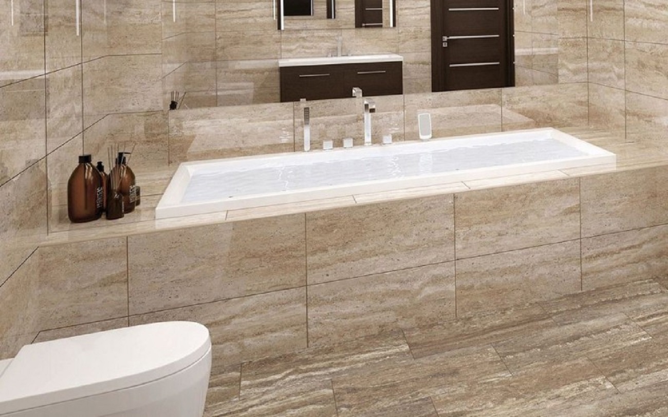 Изображение товара Керамогранит Bereg 600x1200 мм серо-бежевый матовый морозостойкий