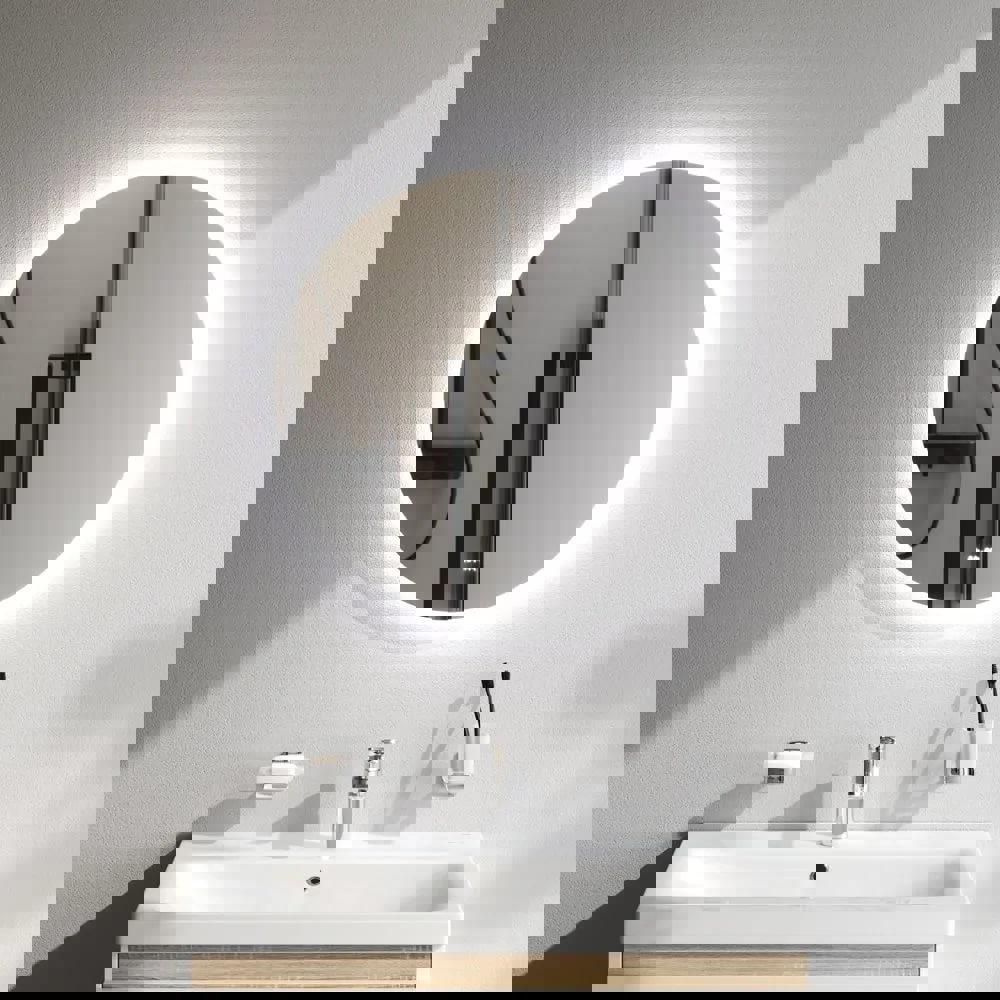 Изображение товара Зеркало с подсветкой для ванной AM.PM X-joy 60х60 см с сенсорным управлением и защитой от брызг