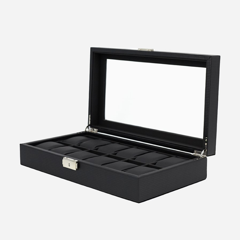 Изображение товара Шкатулка для часов CLOX MTW100 35x8,5 см, черная