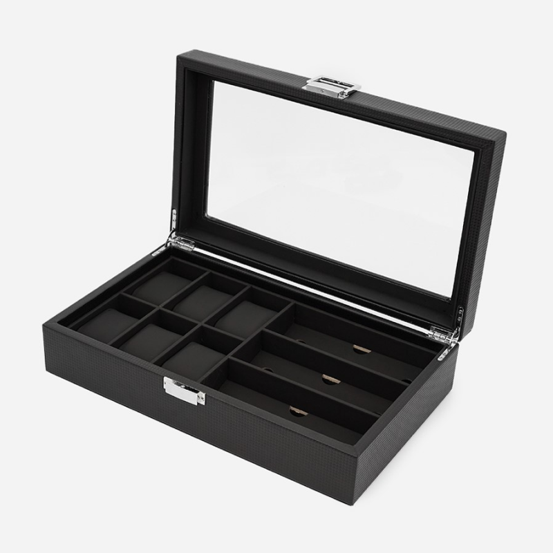 Изображение товара Декоративная шкатулка Clox W82-B 33x8 см цвет черный