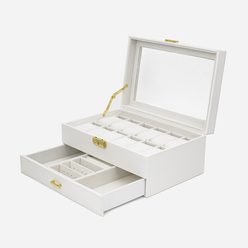 Изображение товара Декоративная шкатулка Clox W79-W 18x13 см цвет белый