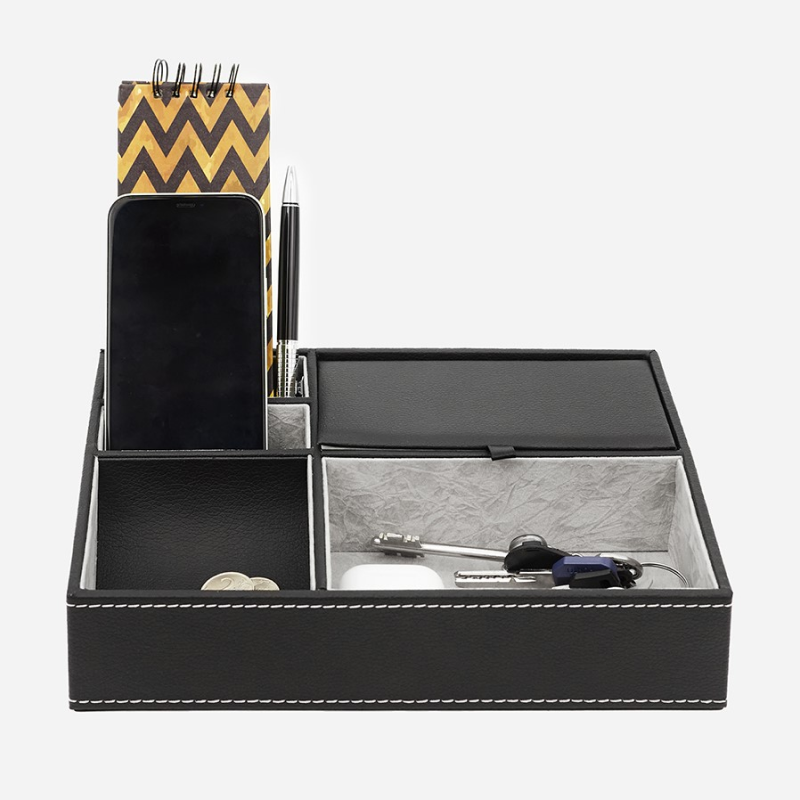 Изображение товара Декоративная шкатулка Clox T43 18.70x5.20 см цвет черный