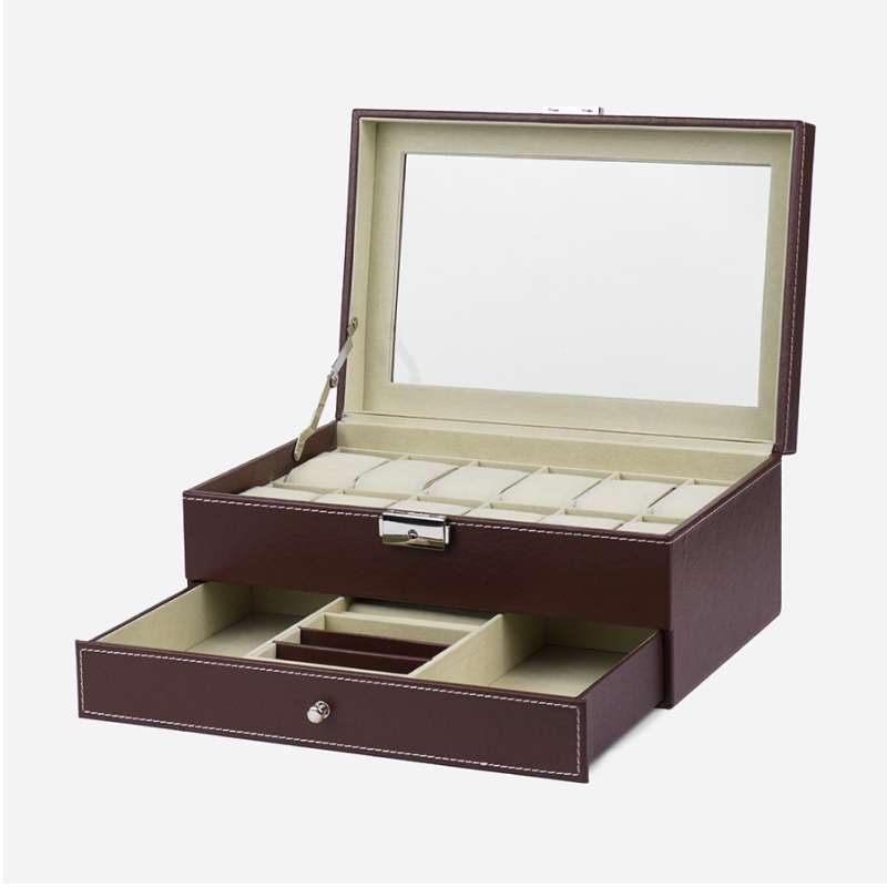 Изображение товара Декоративная шкатулка Clox W79-C 18x13 см цвет коричневый