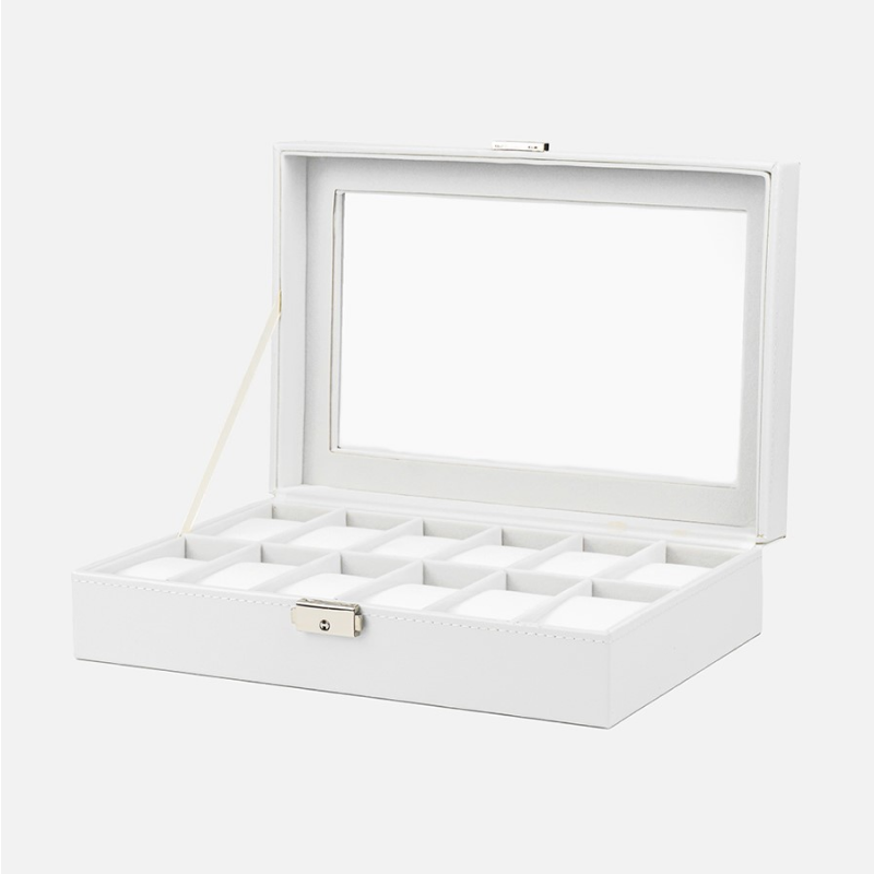 Изображение товара Шкатулка CLOX W70 Белая для часов и украшений