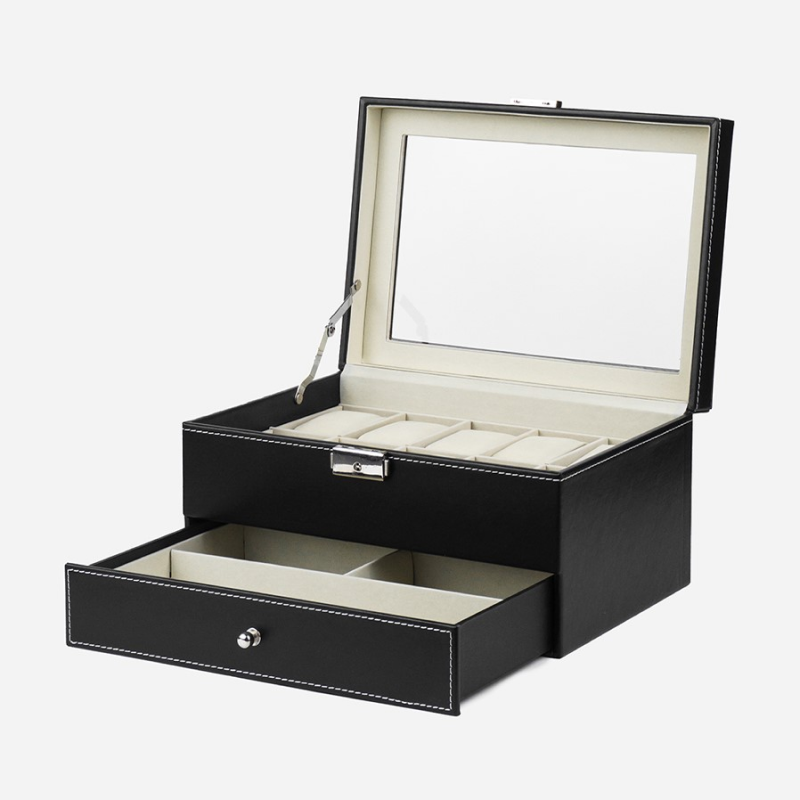 Изображение товара Декоративная шкатулка Clox W118 20x15 см цвет черный