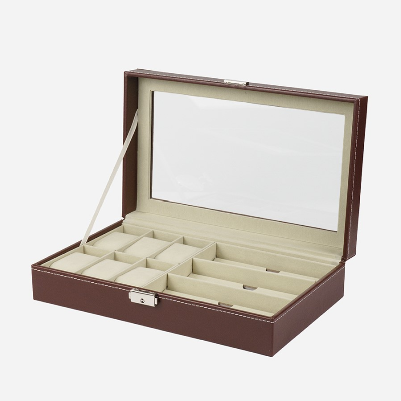 Изображение товара Декоративная шкатулка Clox W75-C 33x8 см цвет коричневый