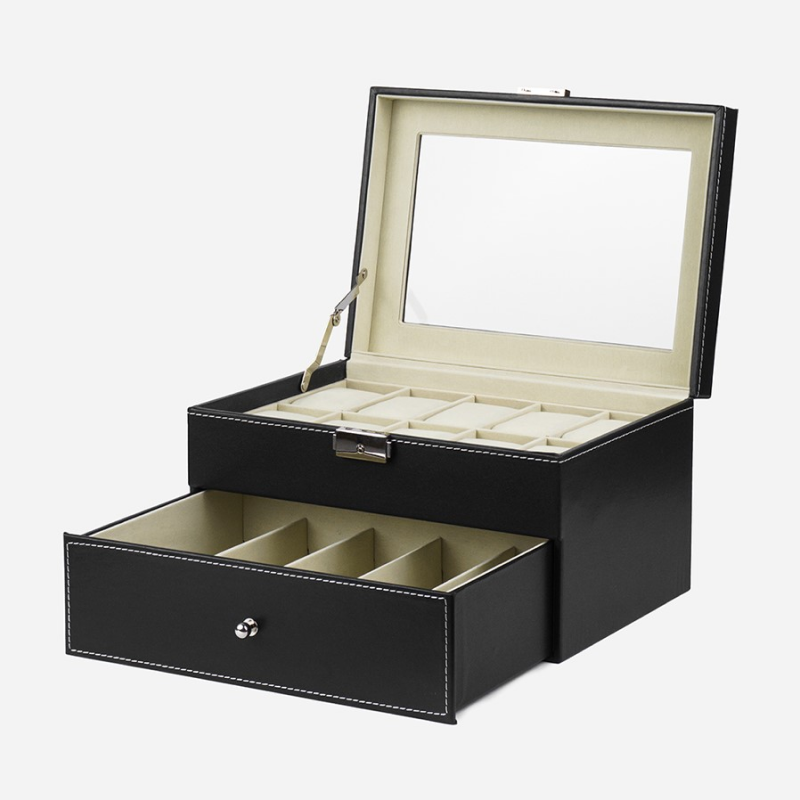 Изображение товара Декоративная шкатулка Clox W119 28x16.50 см цвет черный