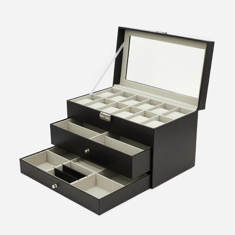 Изображение товара Декоративная шкатулка Clox W145 32x20.50 см цвет черный