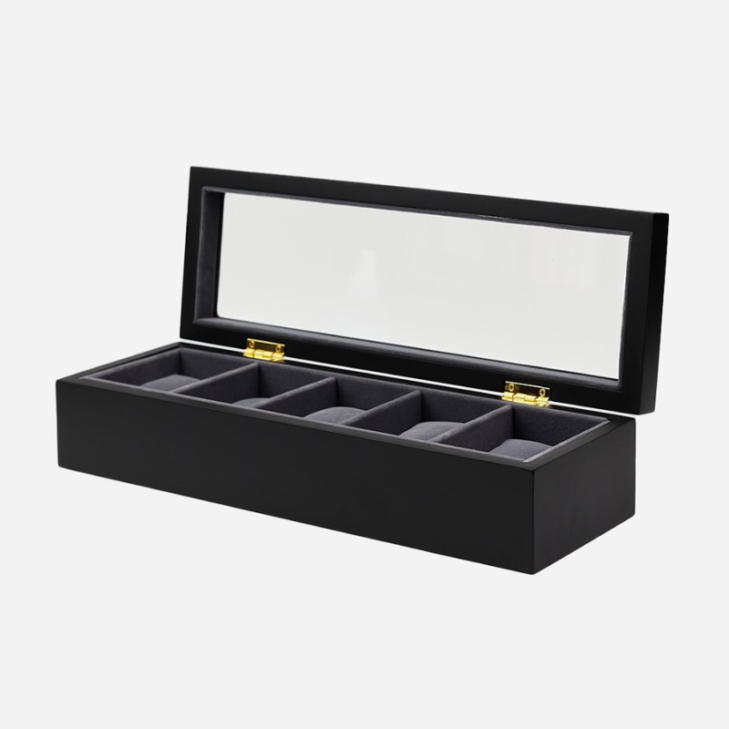 Изображение товара Декоративная шкатулка Clox W112-B 11x8 см цвет черный