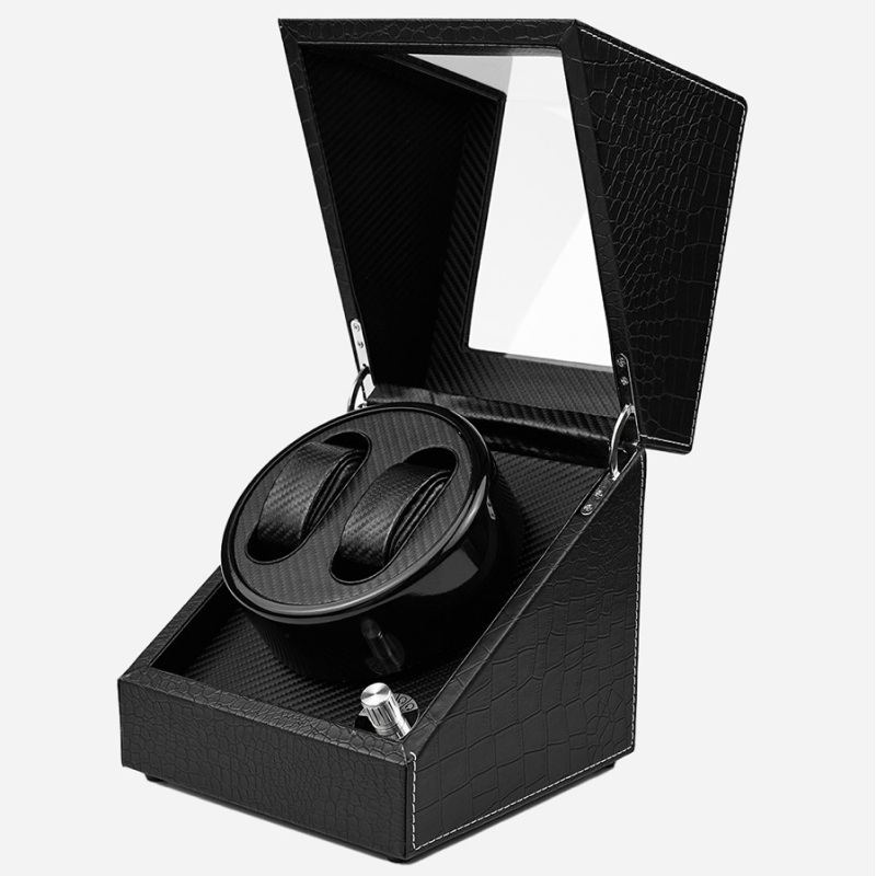 Изображение товара Шкатулка-подзавод CLOX W141D-ET черная, 21x18 см