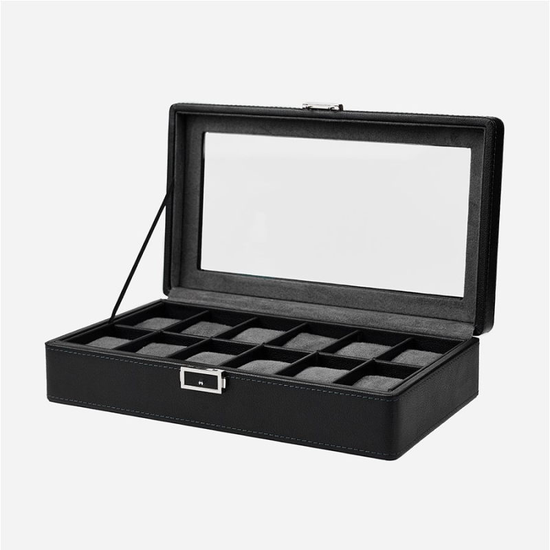 Изображение товара Декоративная шкатулка Clox W152BG 19x9 см цвет черный